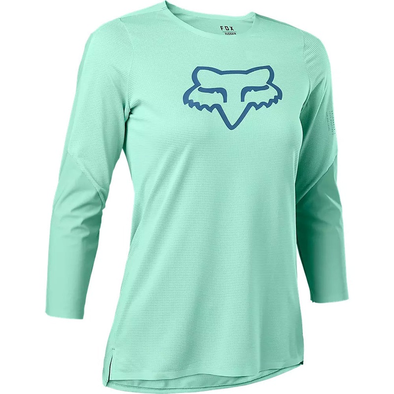 Fox Flexair Women's 3-4 Sleeve Jersey - Women's M - Jade