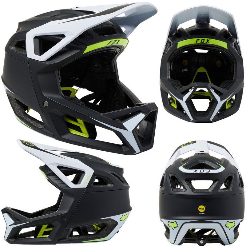 Fox Proframe RS MIPS Helmet - L - Sumyt Black - Yellow