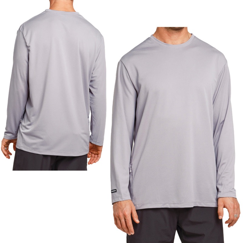 Norman MTB Men's Bamboo Long Sleeve Gravity Jersey - S - Grey