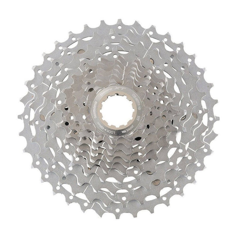 Shimano XT CS-M771 10 Speed Cassette - Shimano HG Splined - 11-36T - 10 Speed