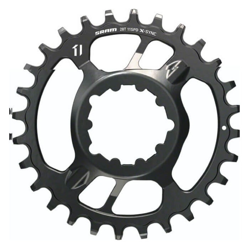 SRAM X-Sync Steel Direct Mount Chainring - SRAM Direct Mount - 3mm Boost - Round - Grey - 30T