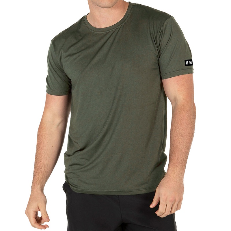 Unit Elite Flex Mens Short Sleeve Tech Tee - M - Military