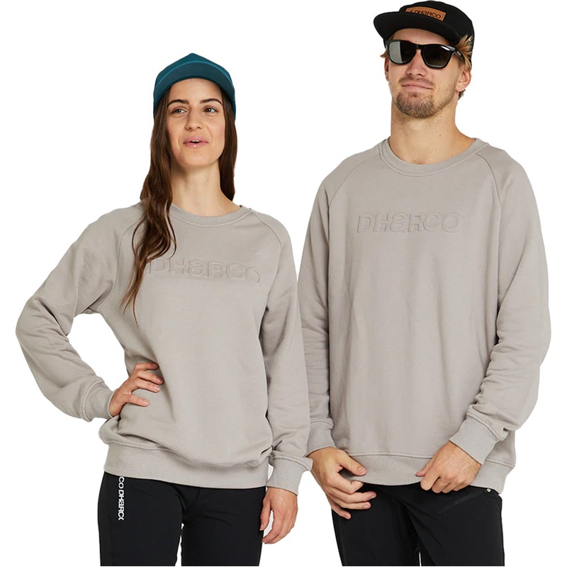 DHaRCO Unisex Crewneck Jumper - S - Grey Stone