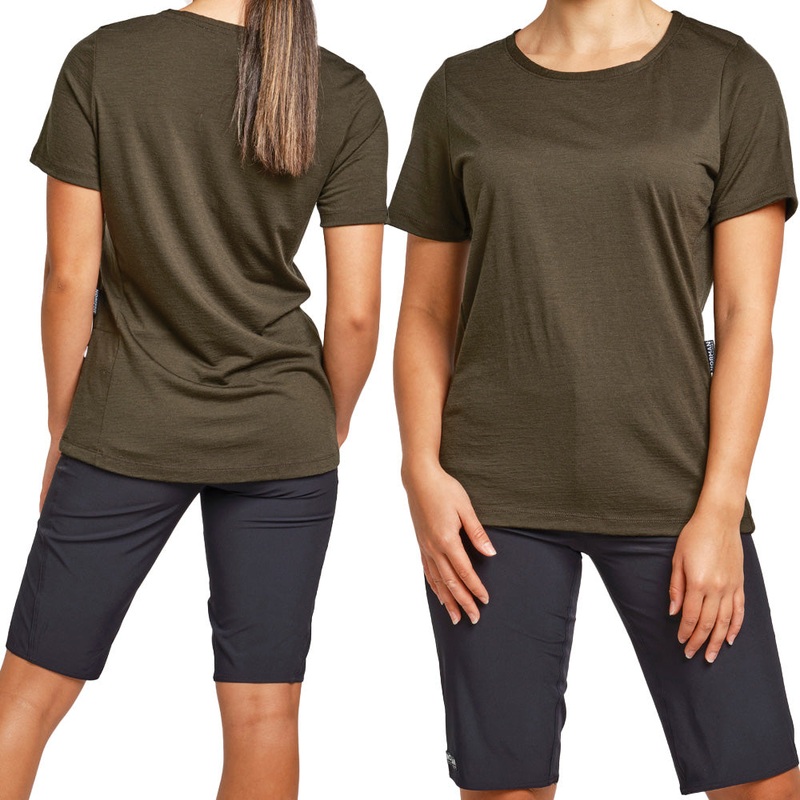 Norman MTB Women's Marino-Edge Short Sleeve Tech Tee - Women's XS - Green
