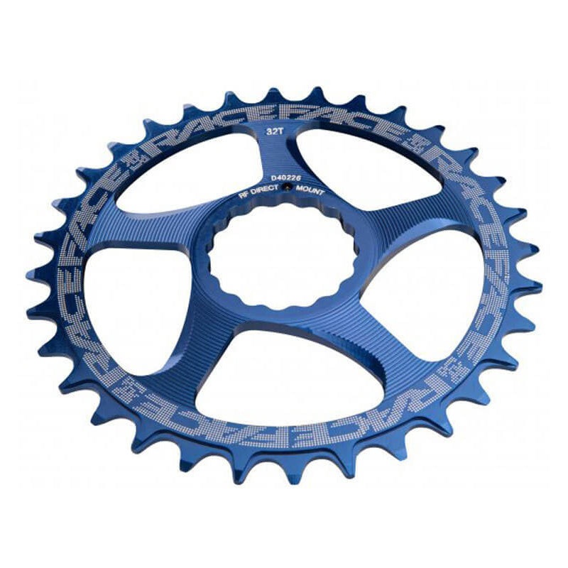 Race Face Cinch Direct Mount Narrow-Wide Chainring - Race Face - Easton Cinch Direct Mount - 6mm Non Boost - Round - Blue - Alloy - 30T