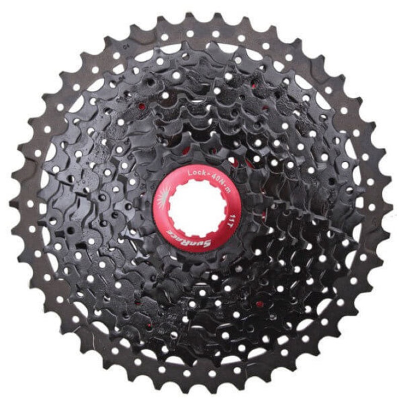 SunRace CS-MX3 Wide Range 10 Speed Cassette - Shimano HG Splined - 11-40T - 10 Speed
