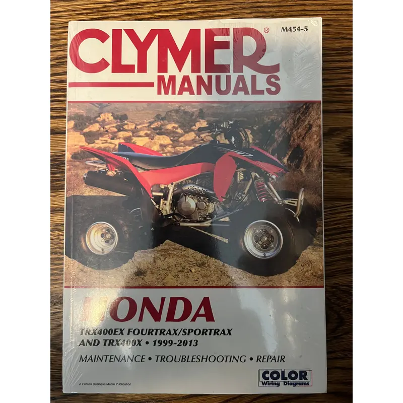 Clymer Service Manual - Honda 99-13 TRX 400EX / 400X ATV