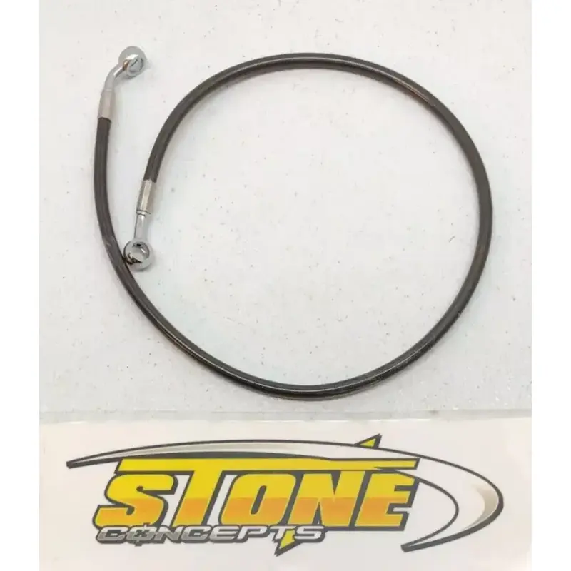 New Streamline Steel Braided Smoke Rear Brake Line Left  0.5 Can-Am Renegade XXC