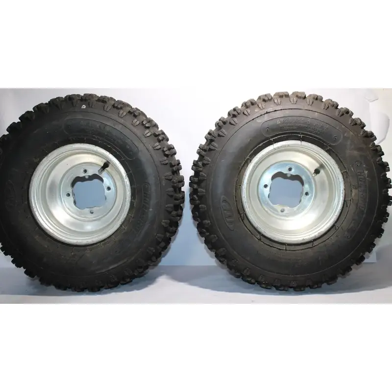 Yamaha Warrior 350 Yfm350x Rear Wheels Rims W Tires 9x8.5AT 4x115 Bolt Pattern
