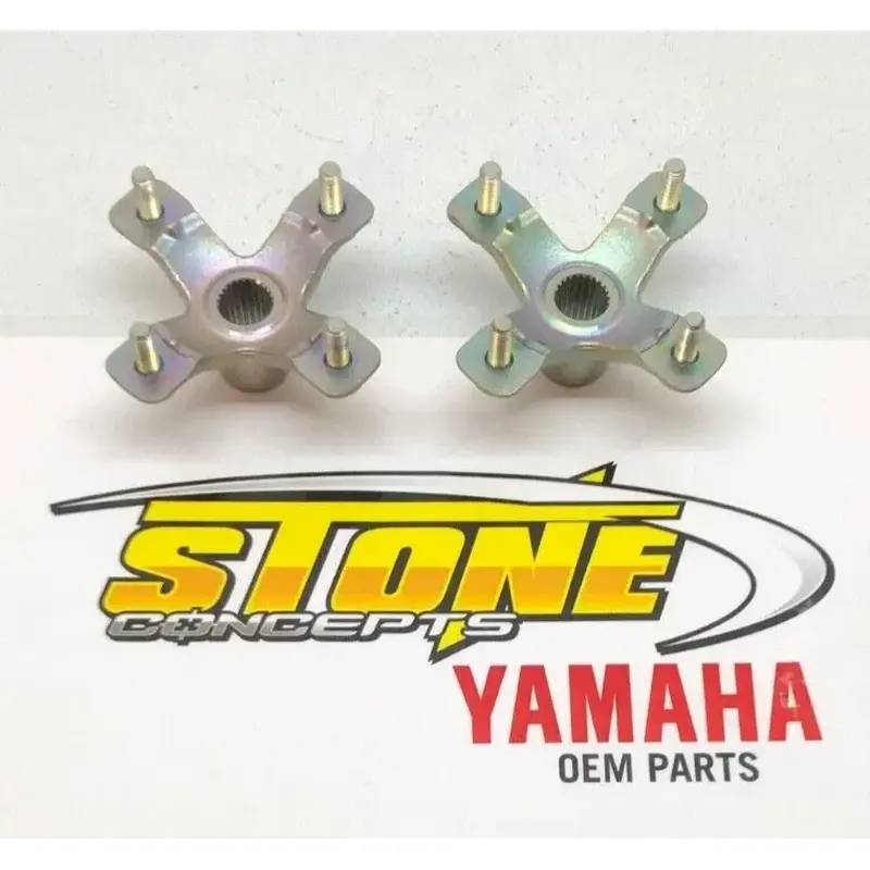 New OEM 2009-2025 Yamaha YFZ450R Rear Hub Wheel Hubs Set YFZ 450R 18P-25383-00