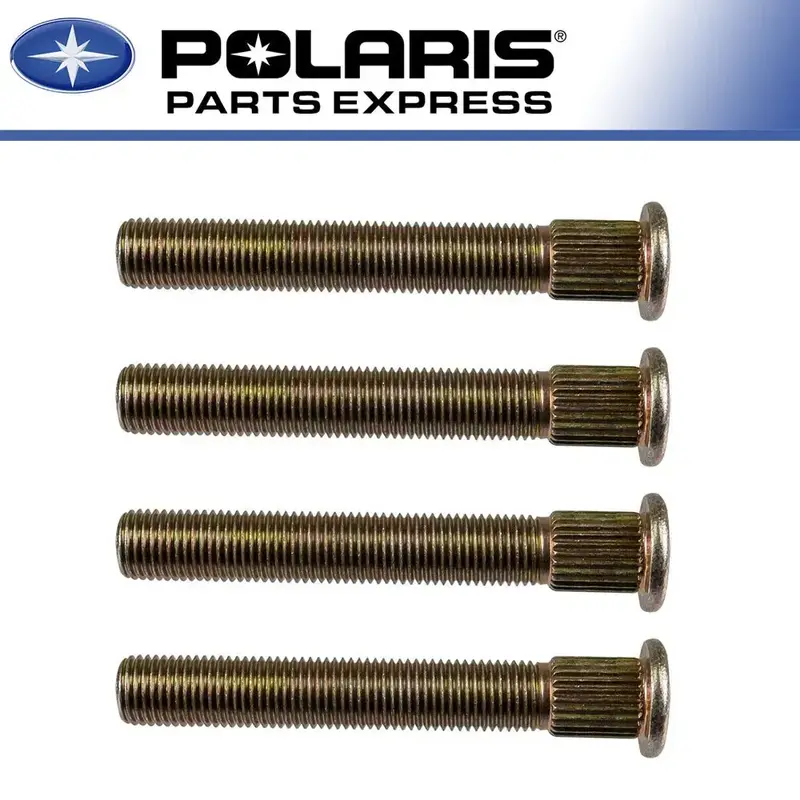 Polaris 7518654 Front Wheel Stud 2008-2014 S EFI EPS INTL RZR 800 570 200 4 pack