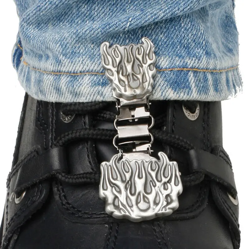 RYDER CLIPS CLIPS FOR LACED BOOTS FLAMES