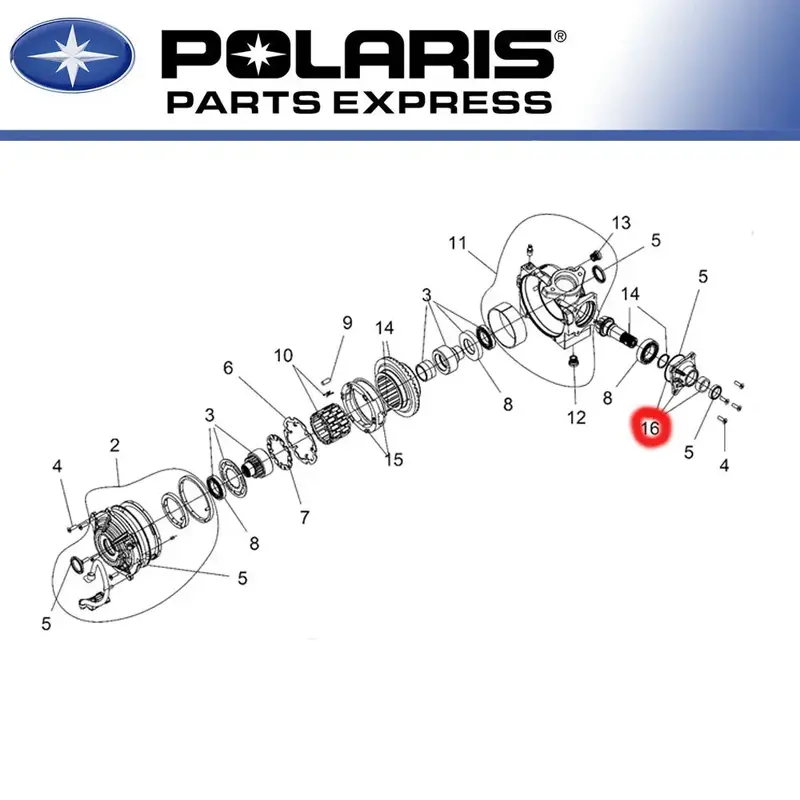 NEW POLARIS 2018 2019 SPORTSMAN SCRAMBLER 850 1000 ASM INPUT COVER OEM 3236143