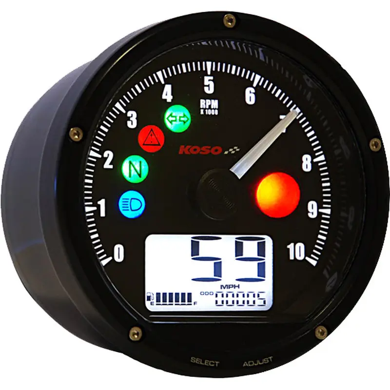 KOSO T & T MULTI FUNCTION METER (BLACK)