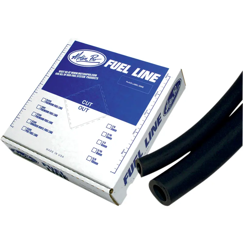 Motion pro Premium Fuel Line - Black - 3/16" - 25'