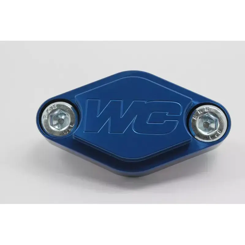 Works Connection Parking Brake Block Off Plate Honda/Suzuki/Yamaha Blue 31-350