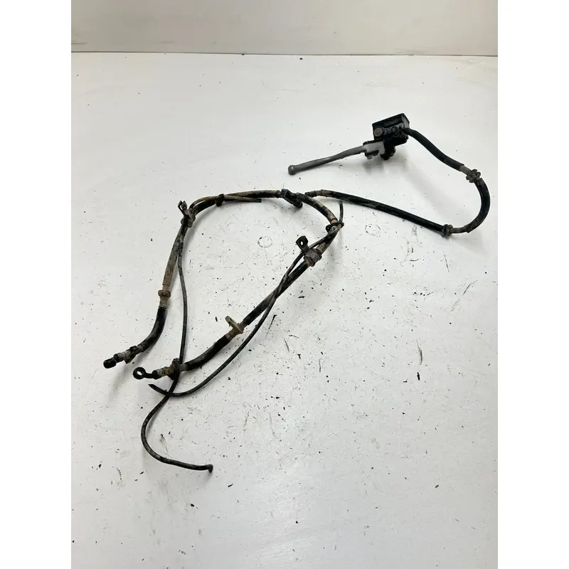 03 2003 Honda Foreman 450 TRX450FM OEM Front Brake Master Cylinder Lever Line