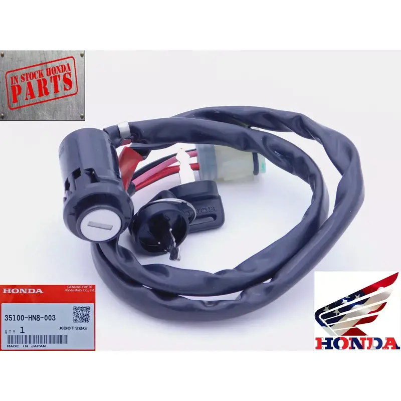 HONDA IGNITION KEY SWITCH 2003-2014 TRX650 TRX680 Rincon OEM GENUINE NEW