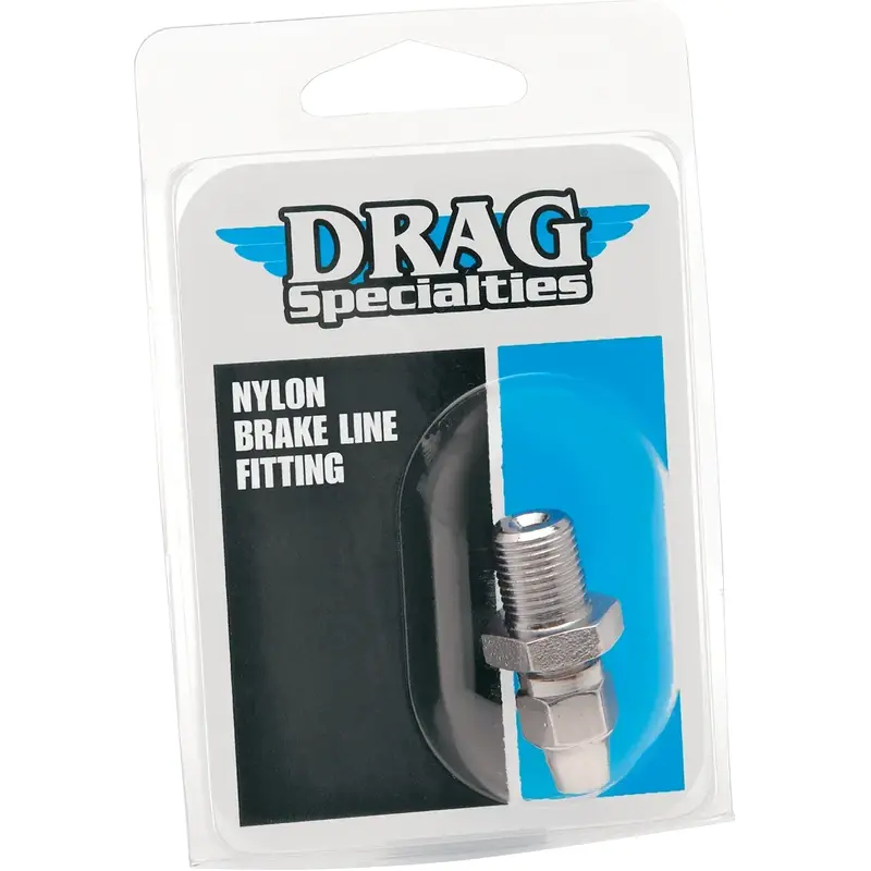 DRAG SPECIALTIES Brake Line Fitting - 7/16-24 - Straight 343