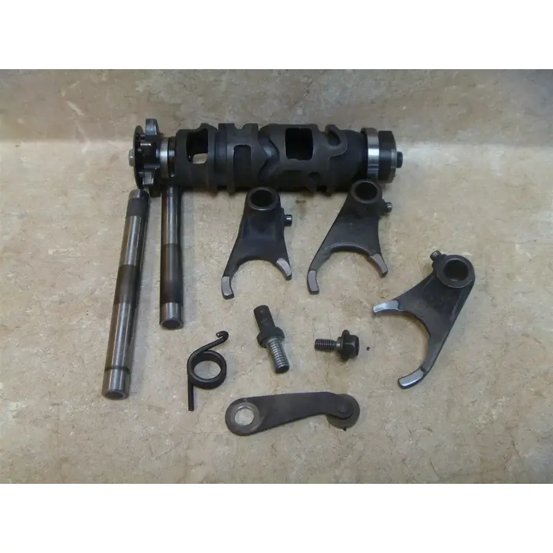 Kawasaki 300 KLF BAYOU KLF300-B1 Used Engine Shift Drum Forks 1988 #KB25