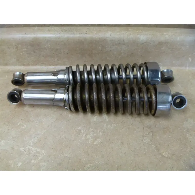 Yamaha 500 TX DOHC TWIN TX500 Used Rear Shock absorbers Set 1974 #YB30 Vintage