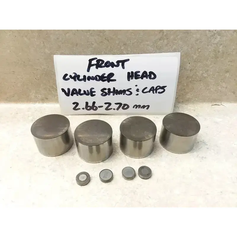 2006 Suzuki V-Strom DL-1000 Engine Front Cylinder Head Valve Shim & Caps PJ-12