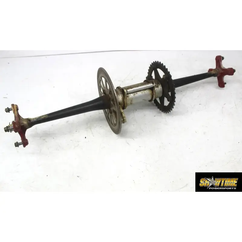 03 Yamaha Warrior 350 Rear Axle Back Wheel Pivot Bolt Axel Shaft hubs (read)