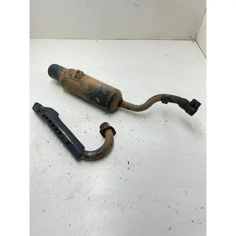 85 Honda Fourtrax TRX250 Trx 250 OEM TIGHT! Exhaust Header Pipe Silencer Heat