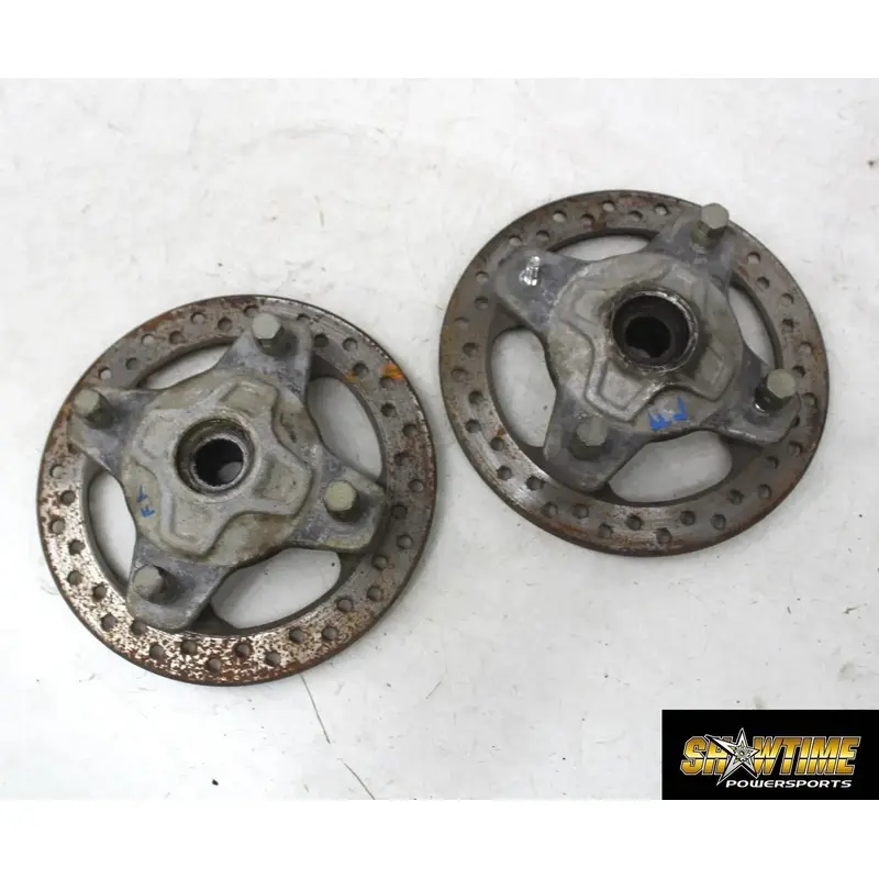 15-25 Polaris Sportsman Xp 1000 Front Wheel Right Left Hubs Hub rotors set