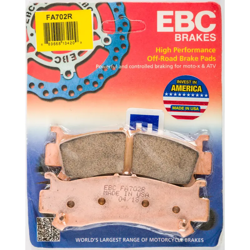 EBC BRAKE PADS FA702R SINTERED R SERIES
