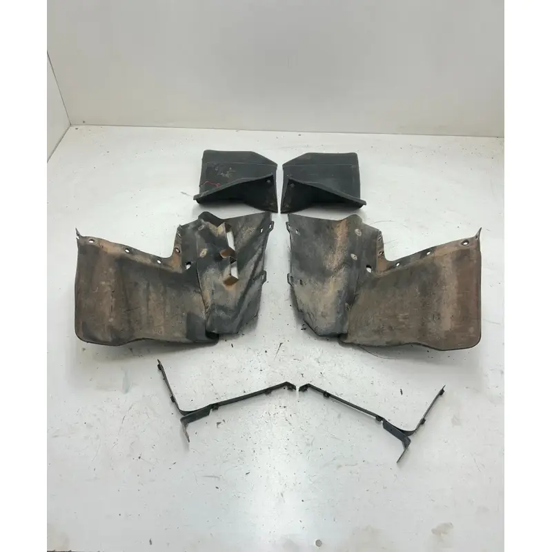 02 Kawasaki Bayou 220 KLF220 2x4 OEM Fender Mud Flap Trim Splash Guard Rear Fron