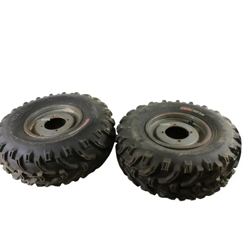 2000 SUZUKI KING QUAD 300 FRONT WHEEL SET B4505