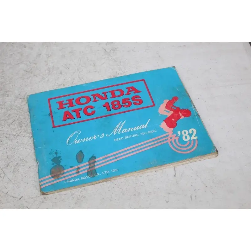 1982 Honda ATC185S Genuine OEM Owners Owner's Manual Book (C)