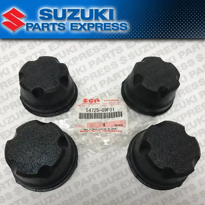 NEW SUZUKI KING QUAD EIGER LTA LTF 400 450 500 OEM CENTER WHEEL HUB CAPS 4 PACK