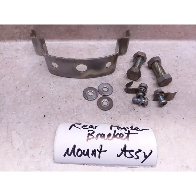 Kawasaki 100 KM KM100 Rear Fender Mount Bracket & Hardware Lot 1981 ANX-C52