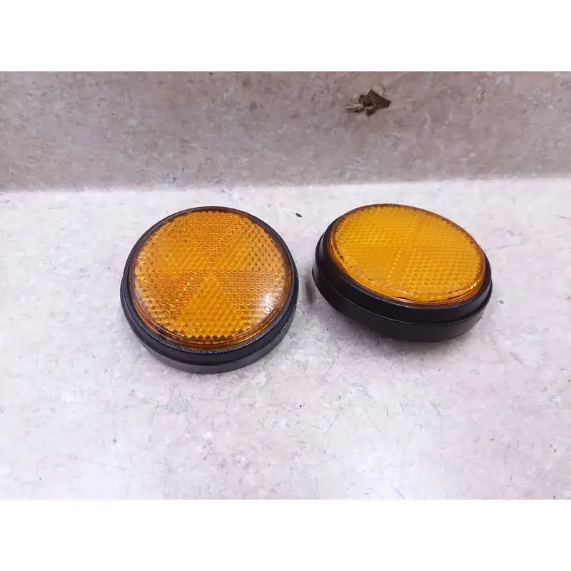 Kawasaki F7 Enduro 175 OEM Front Reflector Pair 1974 VTG ANX-B202