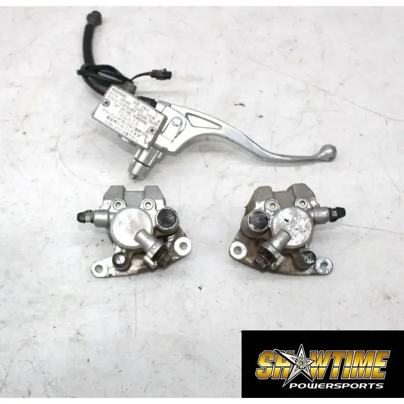 01-05 YAMAHA RAPTOR YFM 660 RIGHT LEFT FRONT BRAKE CALIPERS MASTER CYLINDER