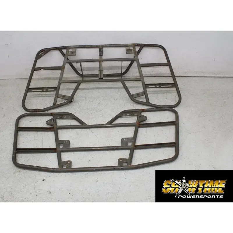 02-03 KAWASAKI PRAIRIE 650 FRONT REAR BACK CARRIER RACKS RACK SET (SEE DESCP)