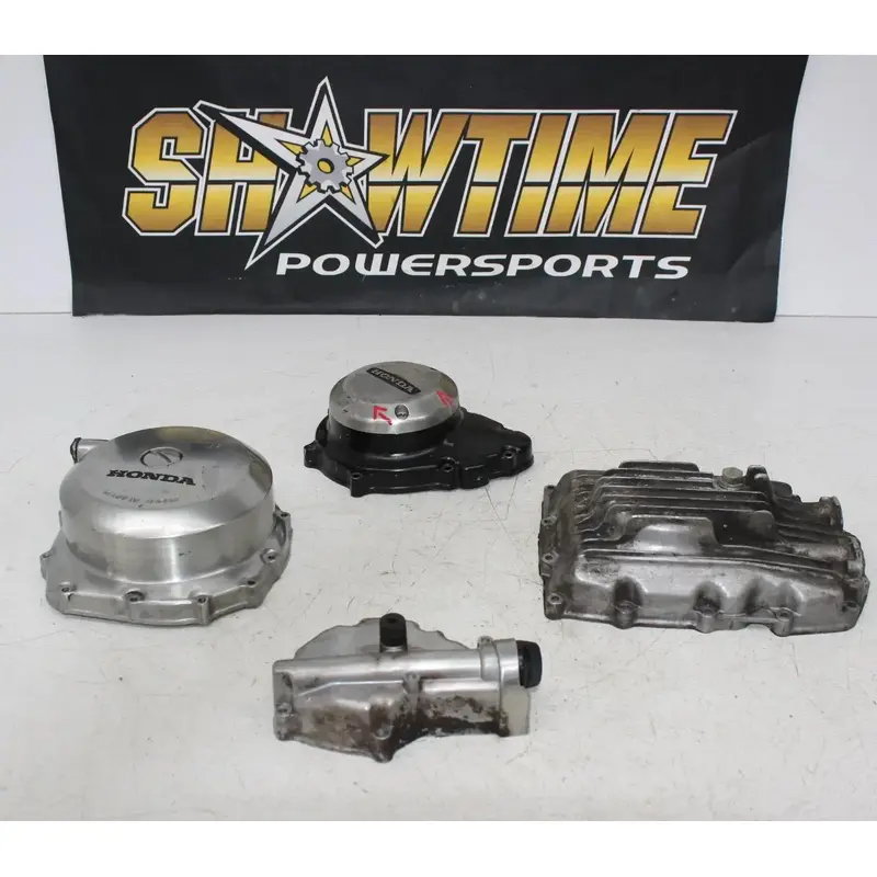 81 HONDA CB750 SIDE CLUTCH STATOR COVER OIL PAN COVERS SET