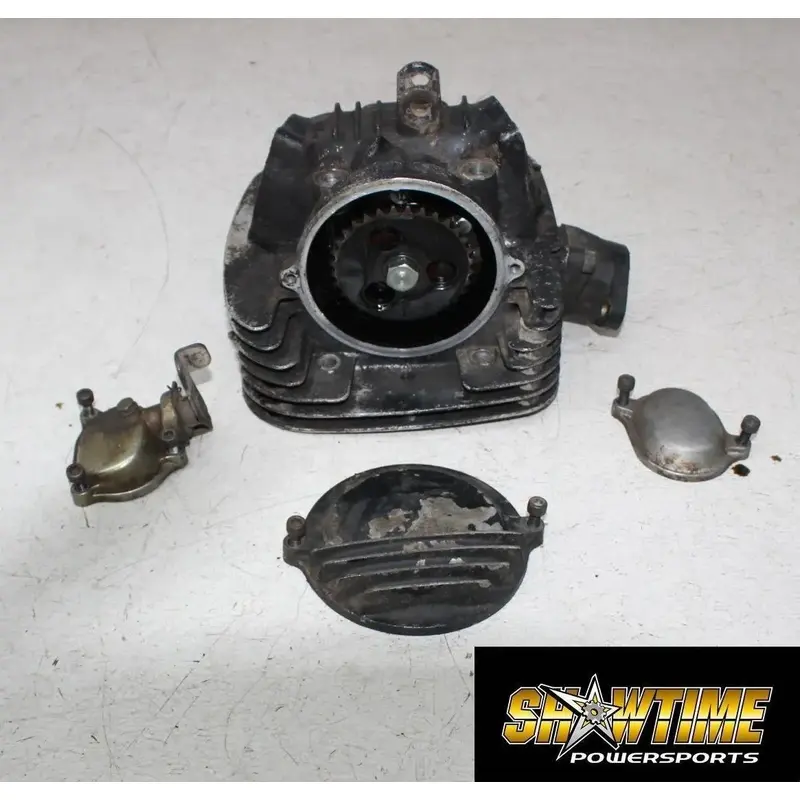 87 YAMAHA WARRIOR 350 ENGINE TOP END CYLINDER HEAD CAM VALVES (SEE DESCP)