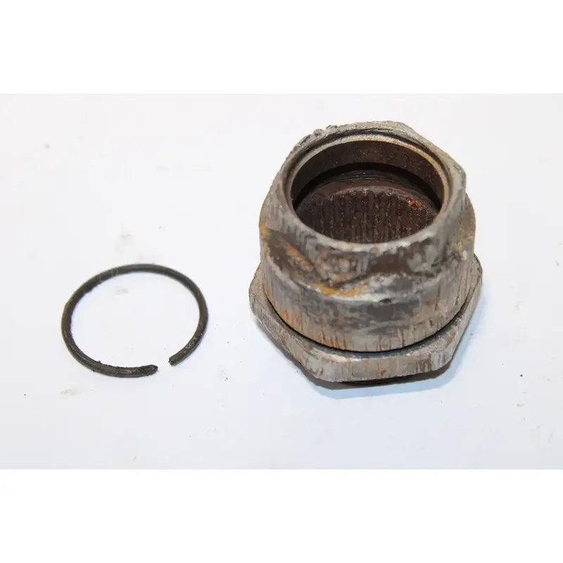 2004-2014 Honda 450 Trx450r Rear Axle Lock Nut Locknut W Circlip Used