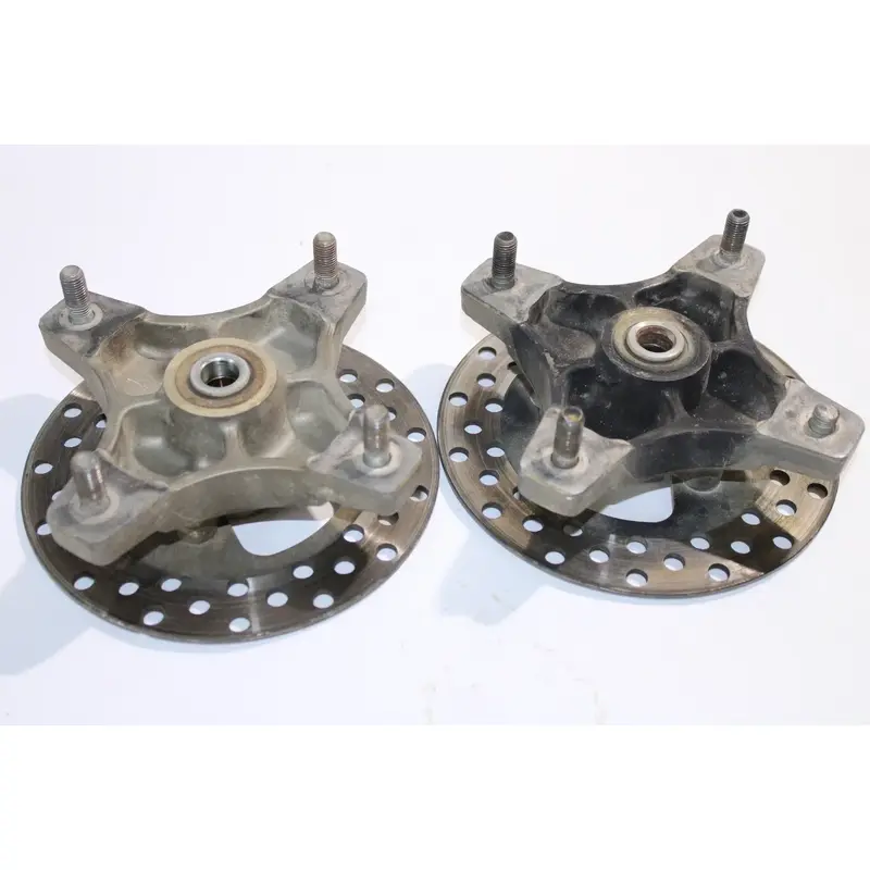 2006 Honda Trx450er Front Hubs Hub Set W Brake Rotors OEM