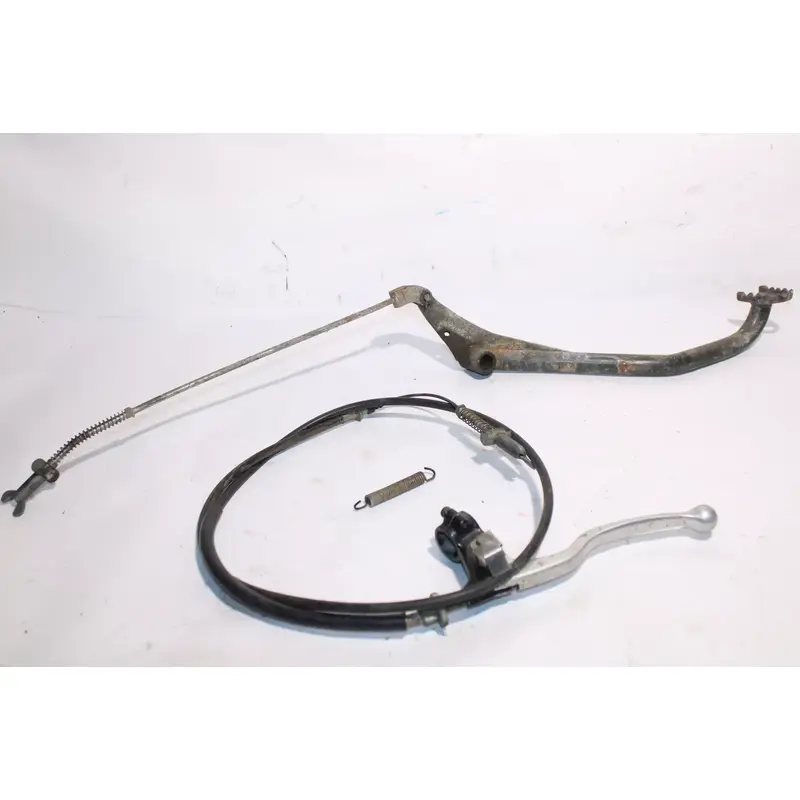 1988 Yamaha Moto 4 Yfm80 Brake Pedal Lever W/ Rod And Cable