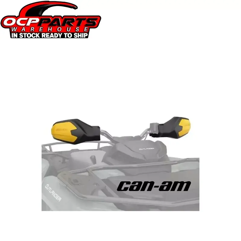 CAN AM OUTLANDER 2023 G3L YELLOW FULL WRAP HANDGUARDS GENUINE OEM 715005362