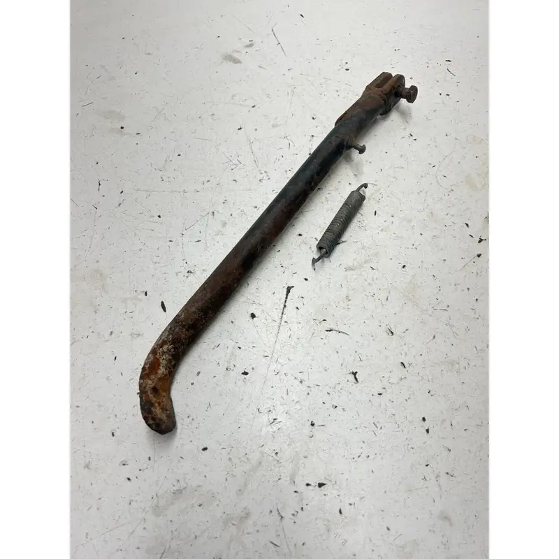 80 1980 Suzuki Ds 250 DS250 OEM Kickstand Kick Stand Arm Leg Peg Spring READ