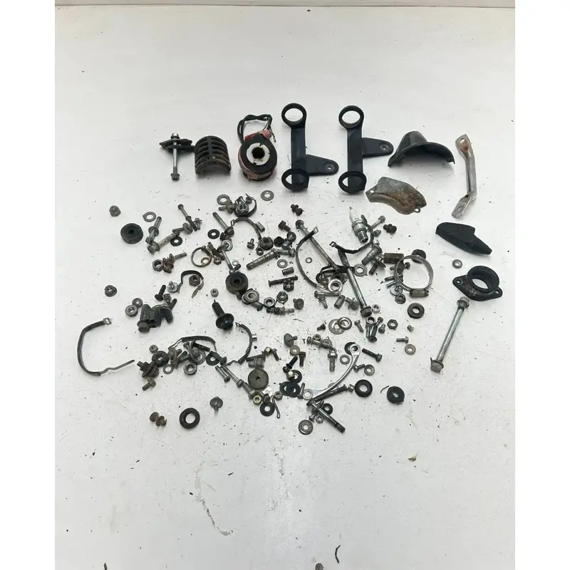 80 1980 Suzuki Ds 250 DS250 OEM Bolt Lot Headlight Mounts Throttle Motor Mounts