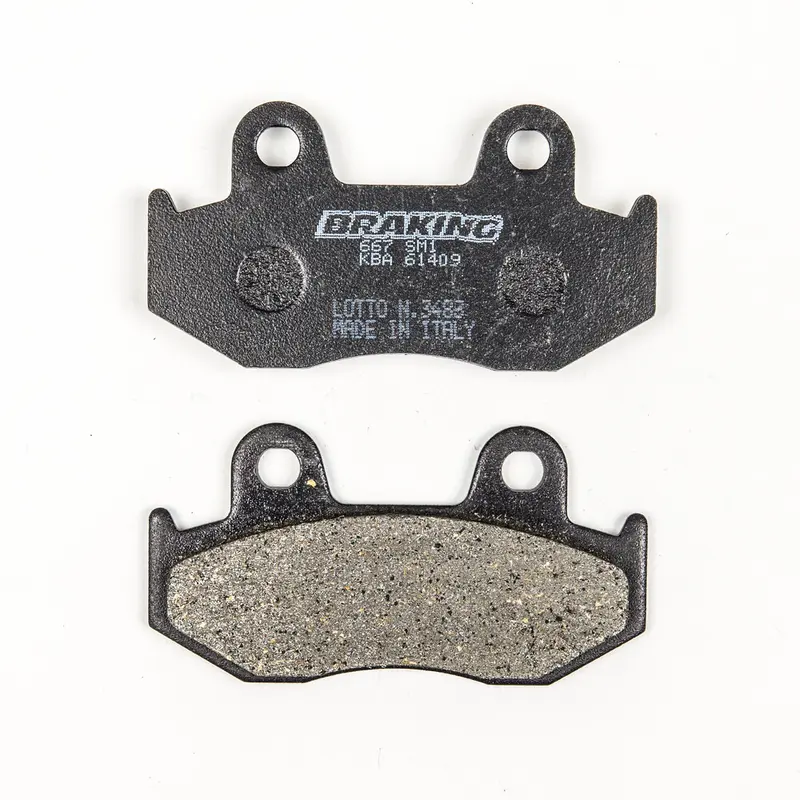 BRAKING BRAKE PAD SET SEMI-METALLIC