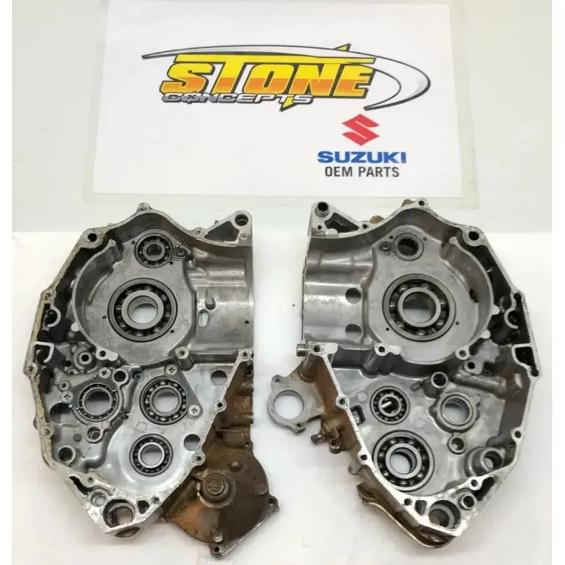 OEM Suzuki LTR450 Engine Motor Crank Cases Crankcases Set 2006 2007 2008 LTR 450
