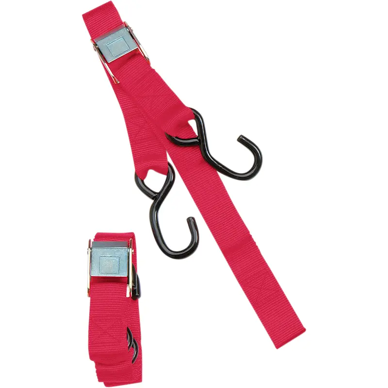 Parts unlimited 1" Heavy-Duty Cam Buckle Tie-Downs with Built-In Assist