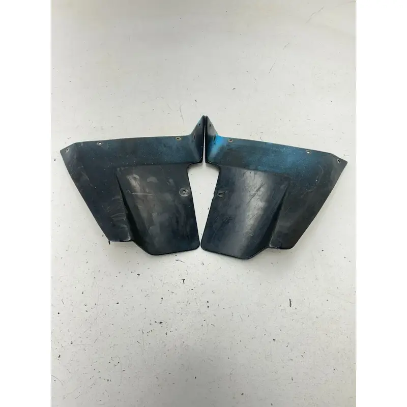 84 1984 Yamaha Tri Moto 225 DX YTM225DXL OEM LOT Plastic Heel Guards Covers L R